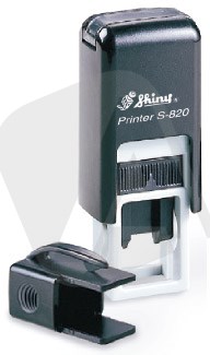 Razítko Shiny S-820 Printer Line, černá, rozměr otisku max. 12 × 6 mm